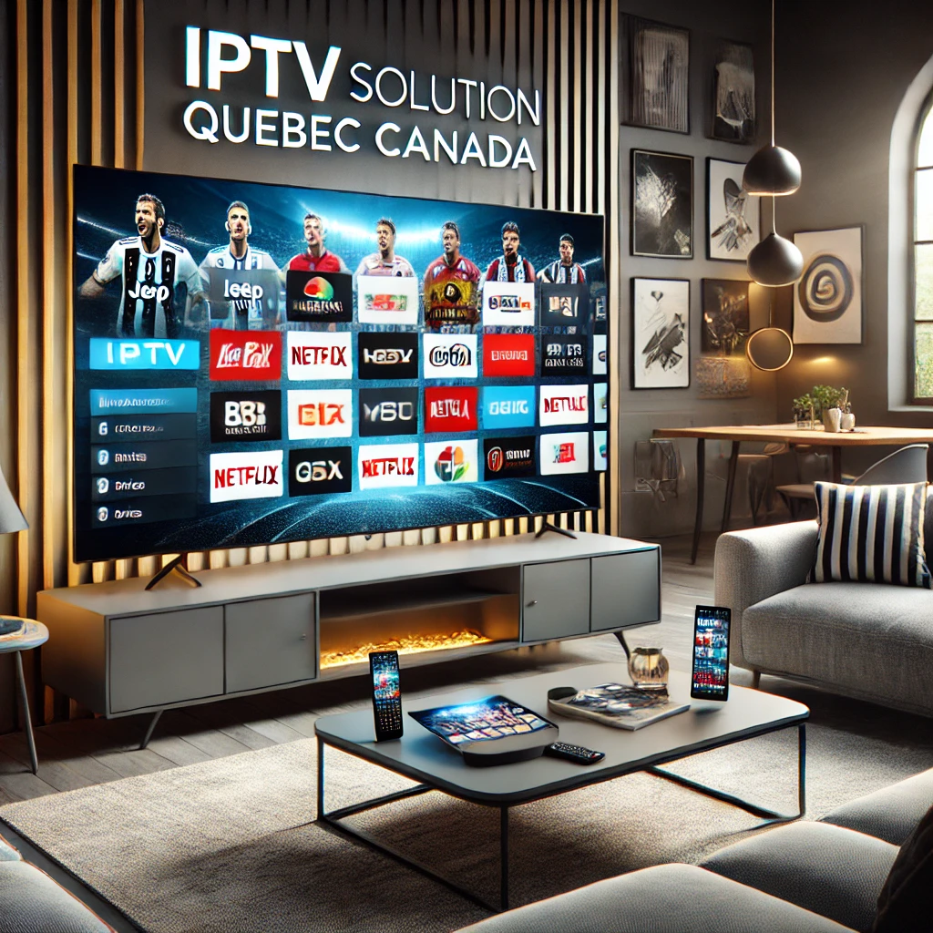 Solution IPTV au Québec et Canada, offrant des chaînes en direct, films, et séries en VOD avec une qualité de diffusion exceptionnelle.
